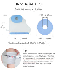 CureSquad comparación de tamaño en tobillo para ajuste universal cómodo
