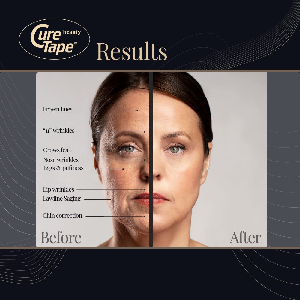 CureTape Beauty comparación de tamaño y longitud para cortes personalizados