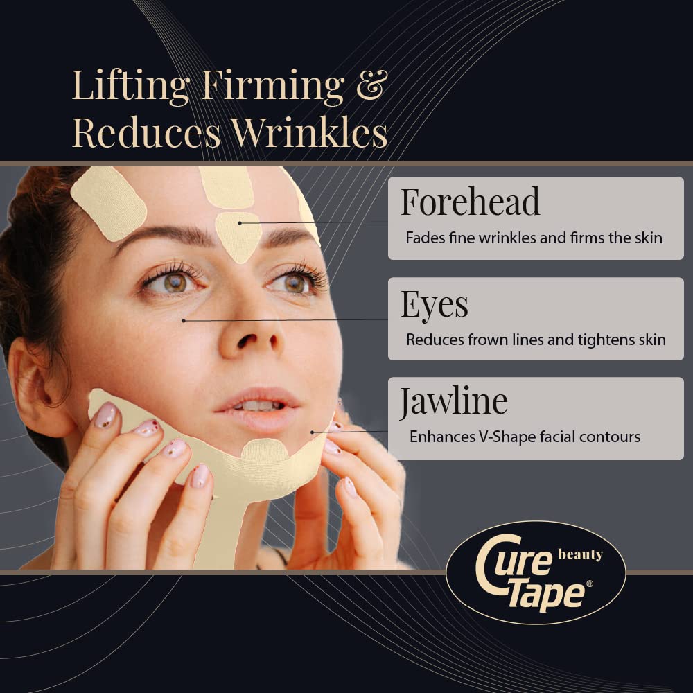 CureTape Beauty primer plano de textura que destaca suavidad y transpirabilidad