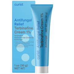 Curist crema terbinafina frente del envase muestra tratamiento antifúngico