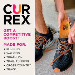Currex RunPRO detalle del talón con PORON para amortiguación efectiva