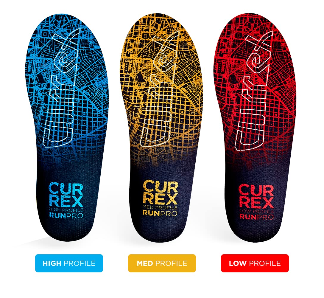 currex plantillas colocadas en zapatillas de running para ajuste