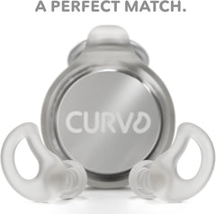 CURVD textura de silicona suave que ofrece ajuste sin irritación