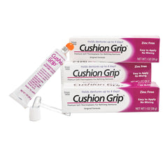 Cushion Grip envase frontal mostrando diseño y beneficios