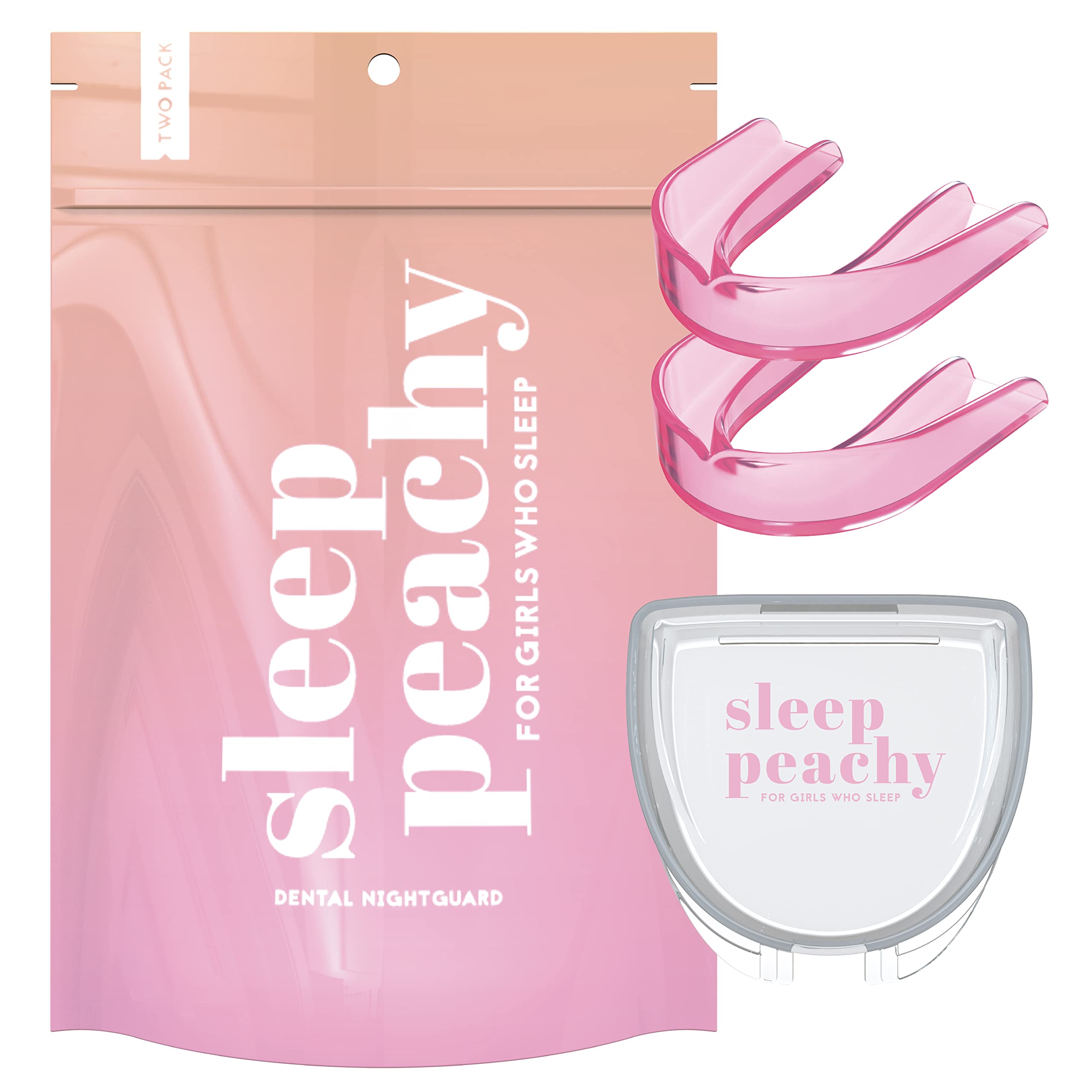 CUSTMBITE Sleep Peachy vista frontal empacada, protección cómoda