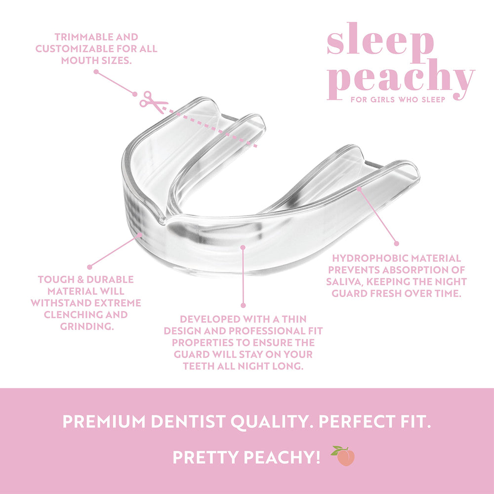 CUSTMBITE Sleep Peachy en boca durante ajuste, moldea perfectamente para confort nocturno