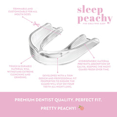 CUSTMBITE Sleep Peachy en boca durante ajuste, moldea perfectamente para confort nocturno