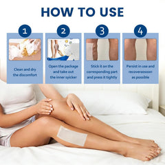 cxuhui Vein Ease parche en mano para comparar tamaño, práctico y portátil