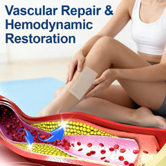 cxuhui Vein Ease mujer caminando con parche, sensación de confort activo