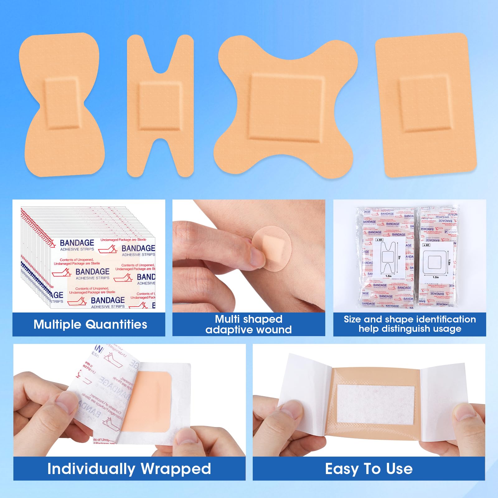 CXYARY etiqueta con instrucciones y lista de componentes legible