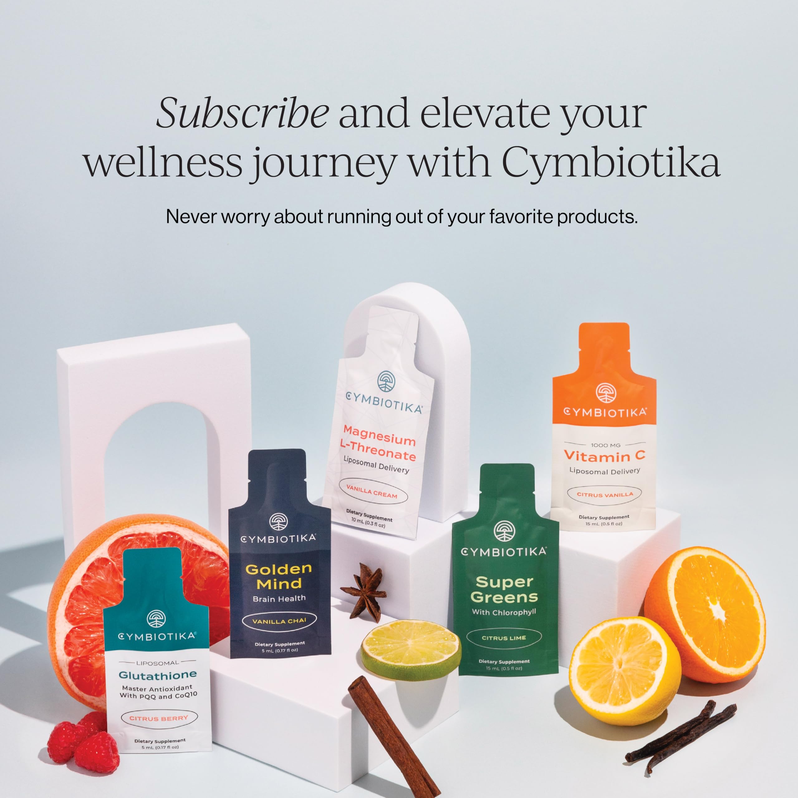 CYMBIOTIKA en escena de desayuno con smoothie, beneficio de integración en la rutina