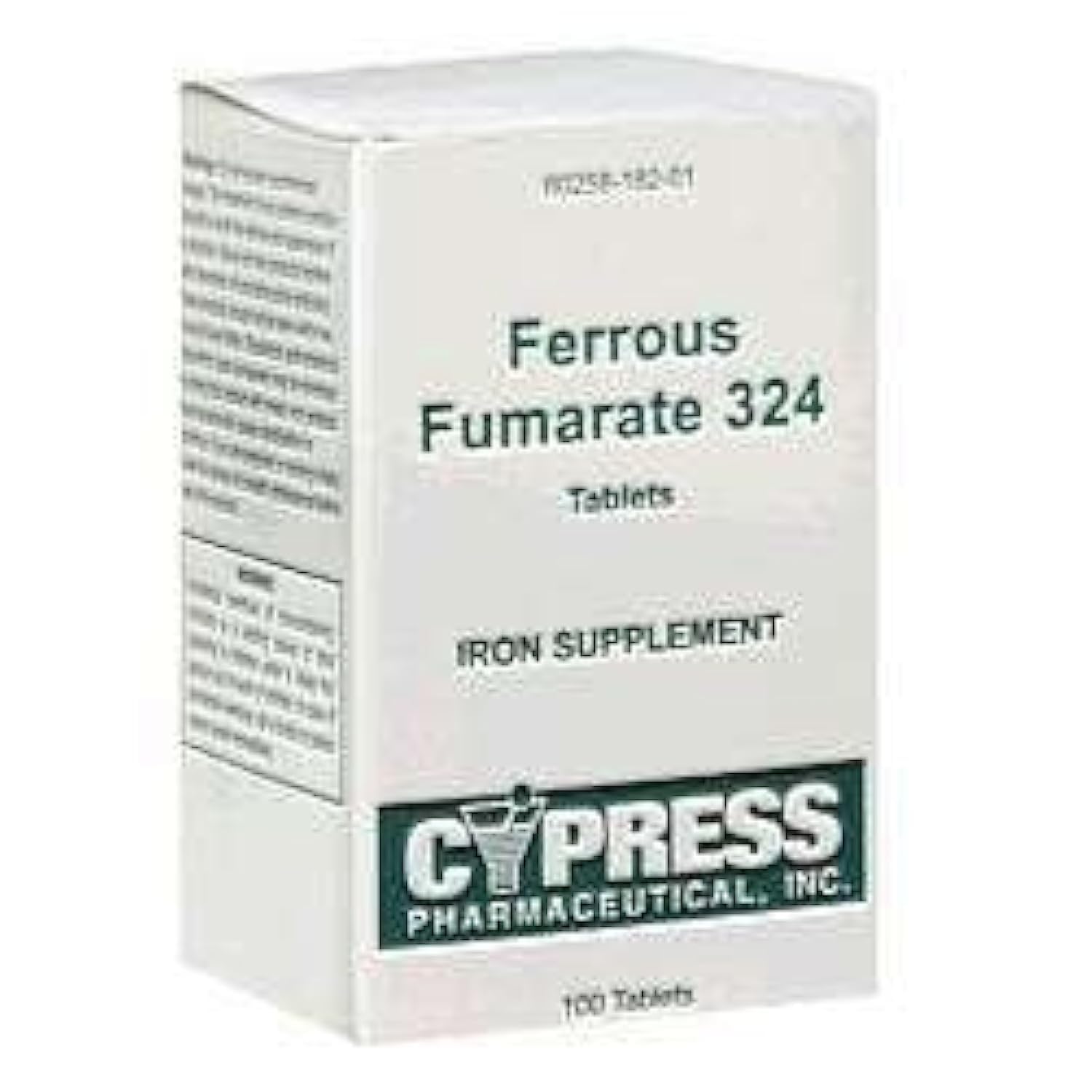 Cypress Pharmaceutical caja frontal mostrando 100 tabletas y facilidad de almacenamiento