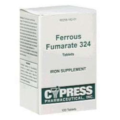 Cypress Pharmaceutical caja frontal mostrando 100 tabletas y facilidad de almacenamiento