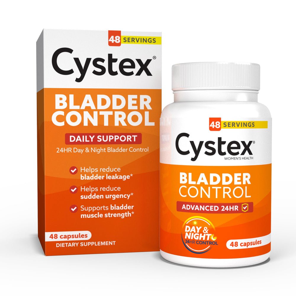 Cystex frasco frontal mostrando etiqueta y beneficios visibles