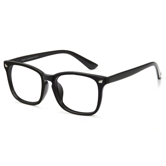Cyxus vista frontal montura negra cómoda y ligera