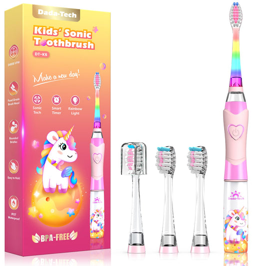 DADA-TECH vista frontal rosa unicornio mostrando diseño y mango antideslizante para seguridad