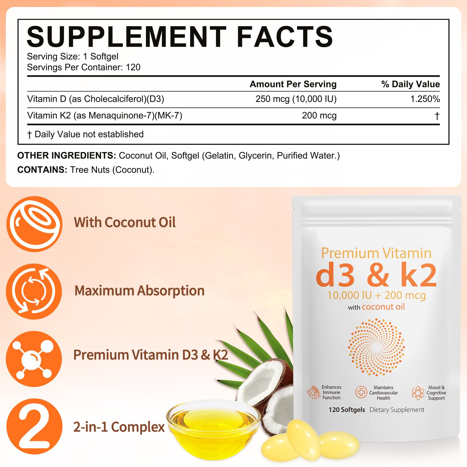 Daiasns cápsula cortada mostrando aceite interior y formulación estable