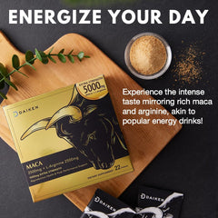DAIKEN primeros planos de maca negra roja y amarilla, perfil completo