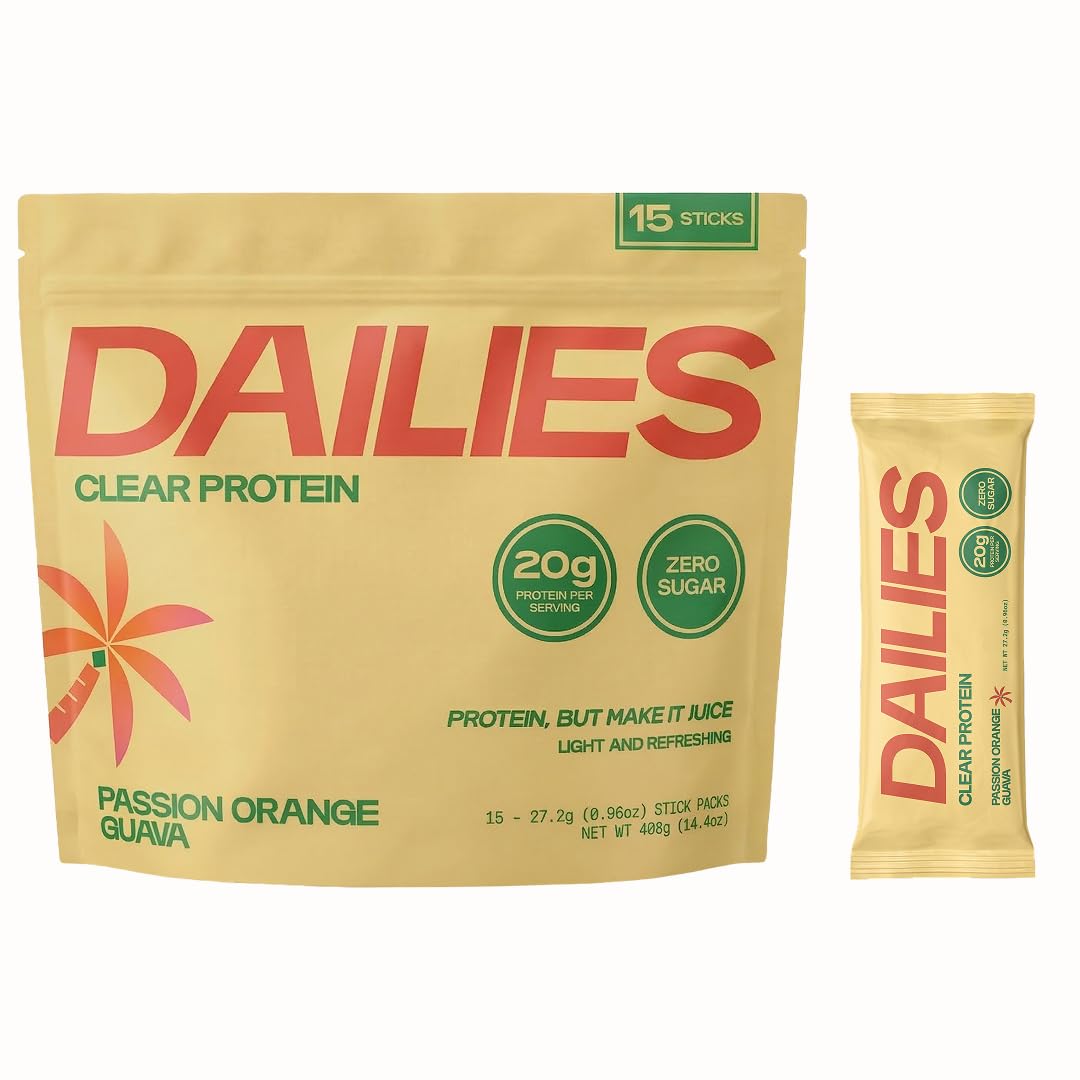 DAILIES envase frontal mostrando 15 sobres y conveniencia para viajar