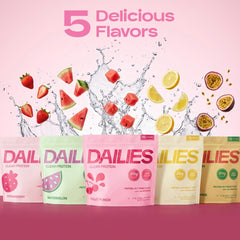 DAILIES etiqueta nutricional visible para control de calorías