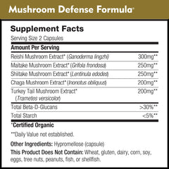 DailyNutra Mushroom Defense: tabletas vegetarianas sin gluten