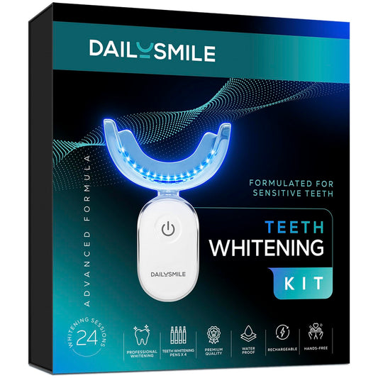 DailySmile empaque frontal mostrando kit completo y beneficio de conveniencia