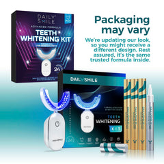 DailySmile kit en estuche de viaje resaltando portabilidad y facilidad