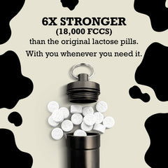 DairyPill Key Pod Max sujeto en llavero para acceso rápido y portátil