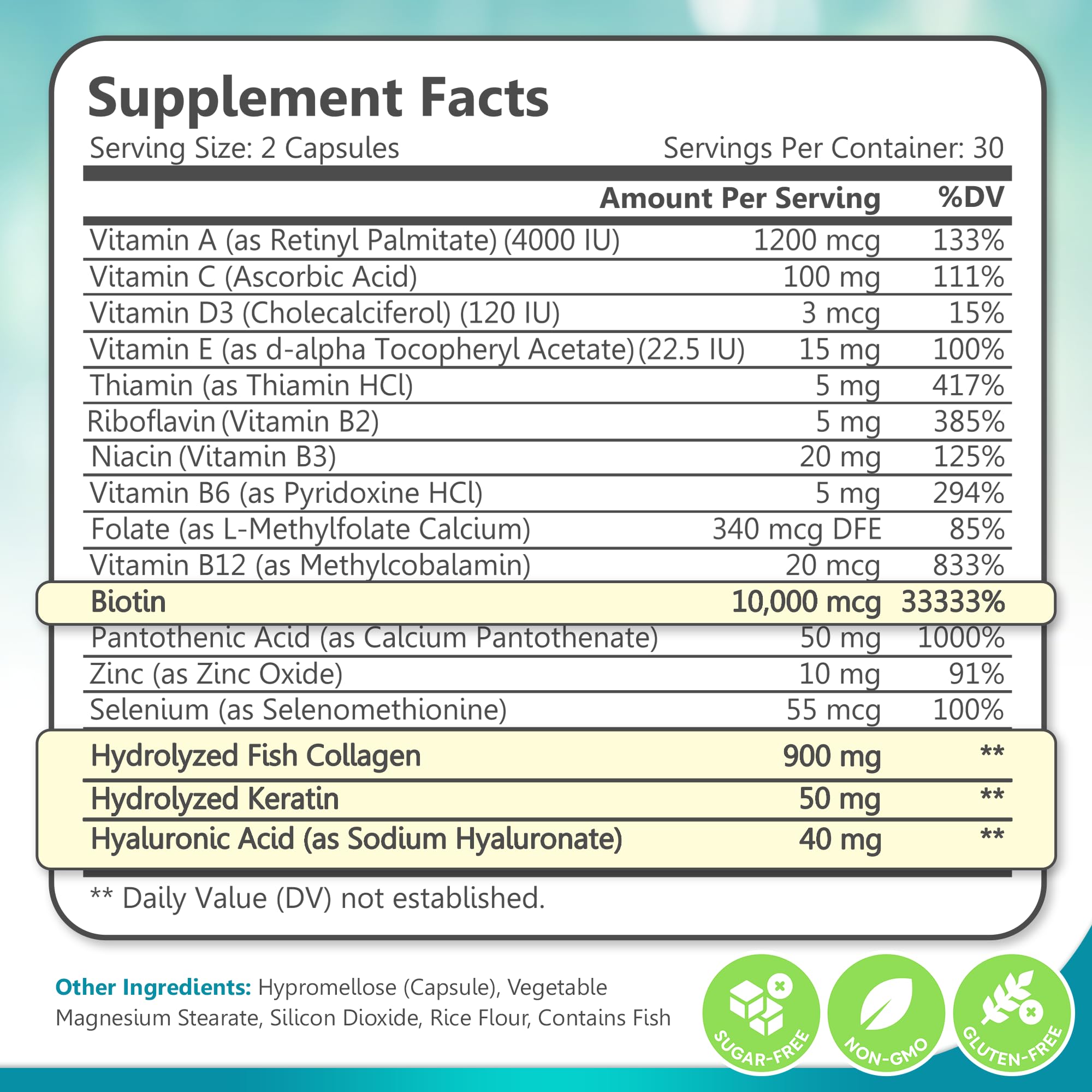 Dalnara ilustración de colágeno marino para resaltar absorción