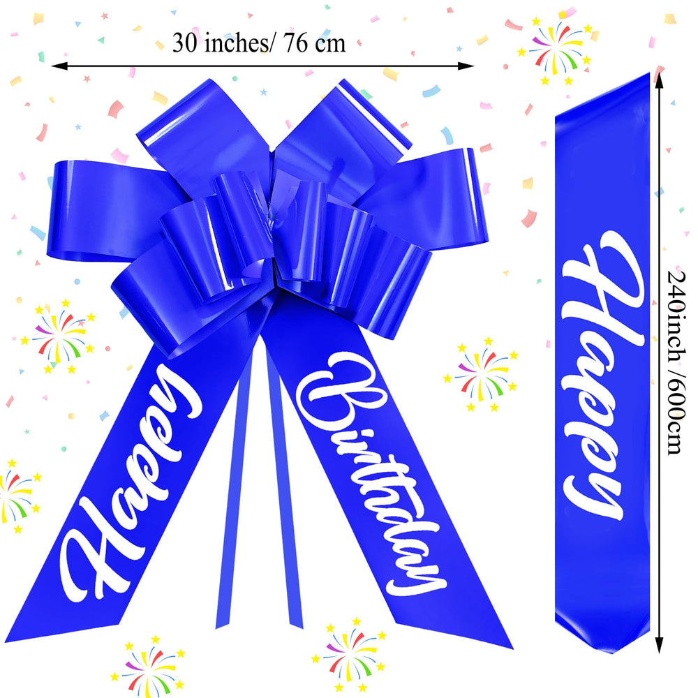 Datanly moño en capó de sedan realzando la entrega del regalo