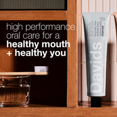 Davids textura de pasta cremosa con carbón beneficiando limpieza suave