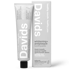 Davids tubo frontal 5.25 oz mostrando diseño metálico y reciclable