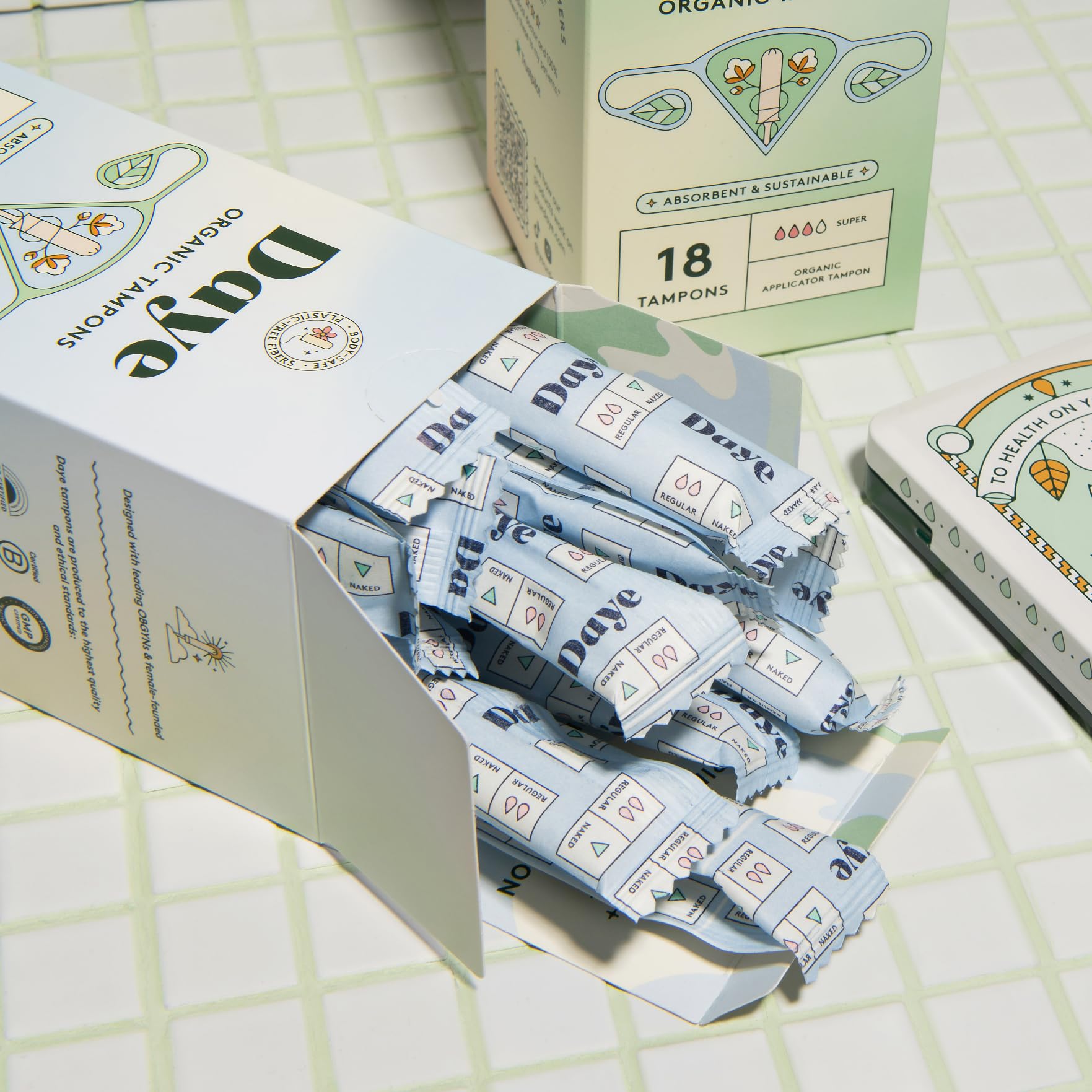 Daye detalle del aplicador de caña de azúcar biodegradable y ergonómico