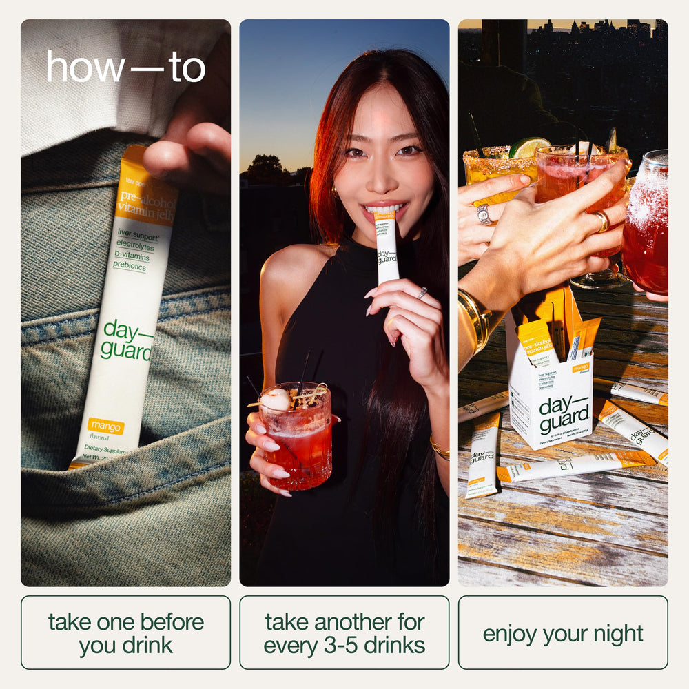 DAYGUARD ingredientes clave cerca: cardo mariano y DHM para apoyo