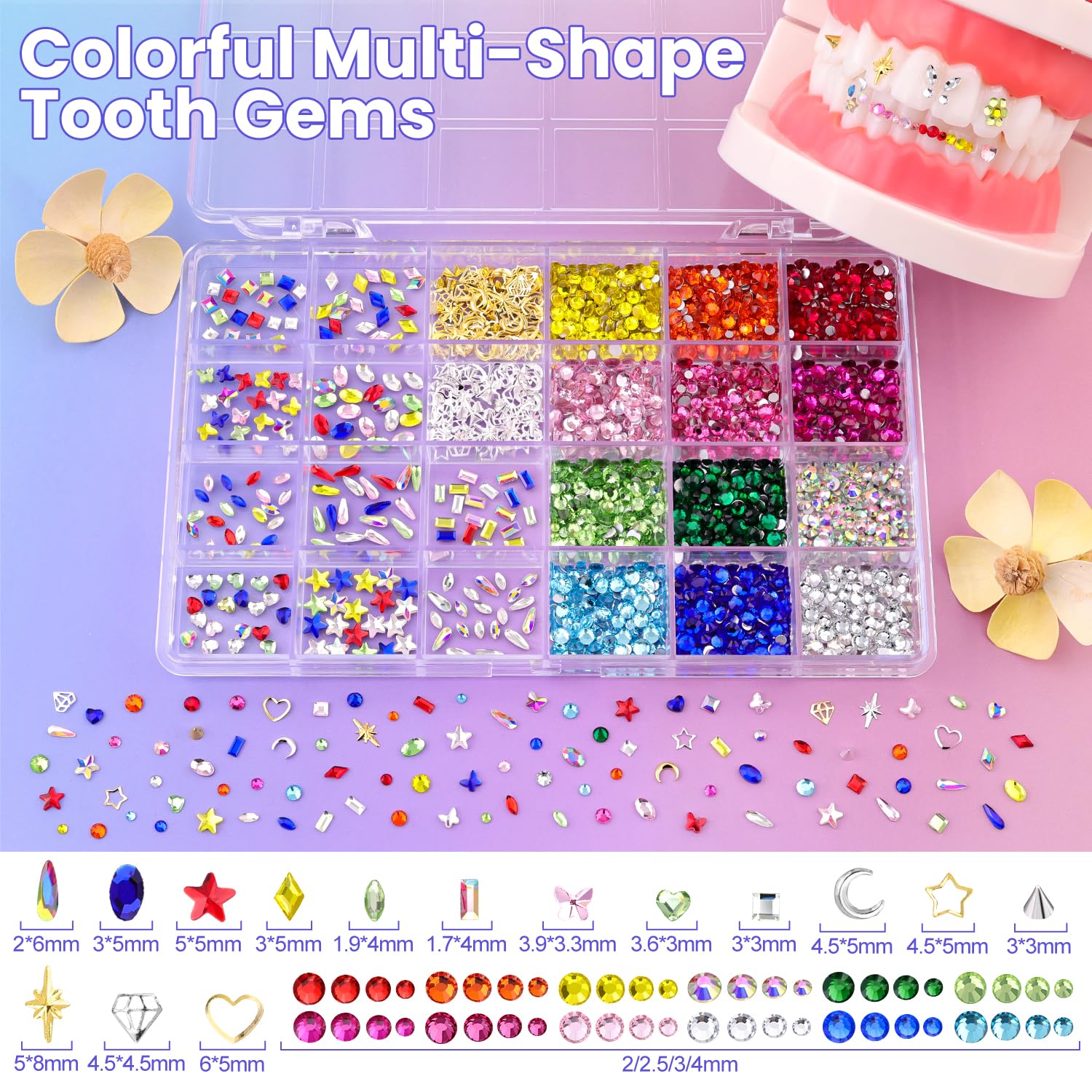 DAZZLEBRITE variedad de formas y colores para crear diseños personalizados
