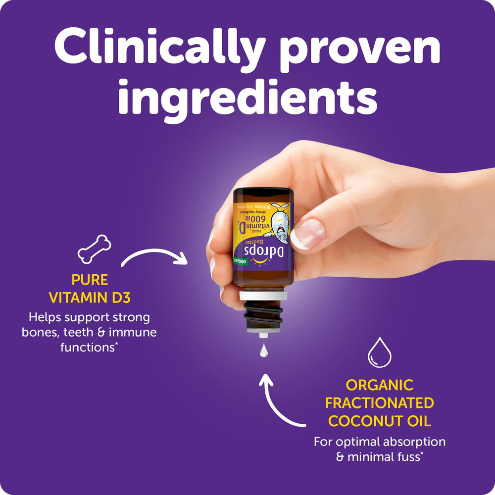 Ddrops etiqueta con ingredientes simples y sin aditivos visibles