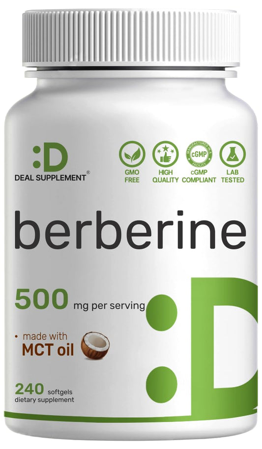 DEAL SUPPLEMENT frasco frontal mostrando etiqueta clara y beneficios