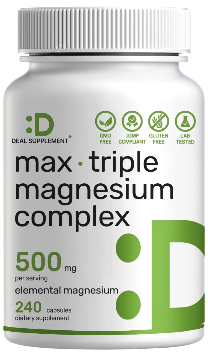 DEAL SUPPLEMENT botella frontal mostrando diseño y capacidad