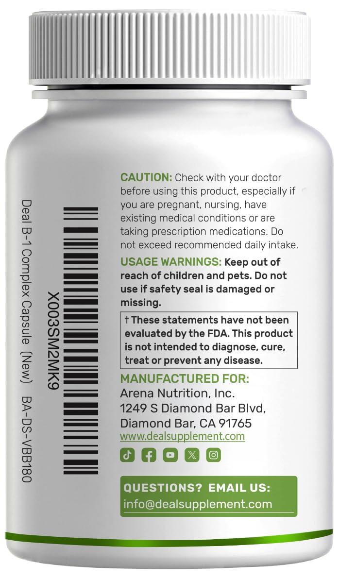 DEAL SUPPLEMENT cápsula en primer plano para ver recubrimiento y calidad