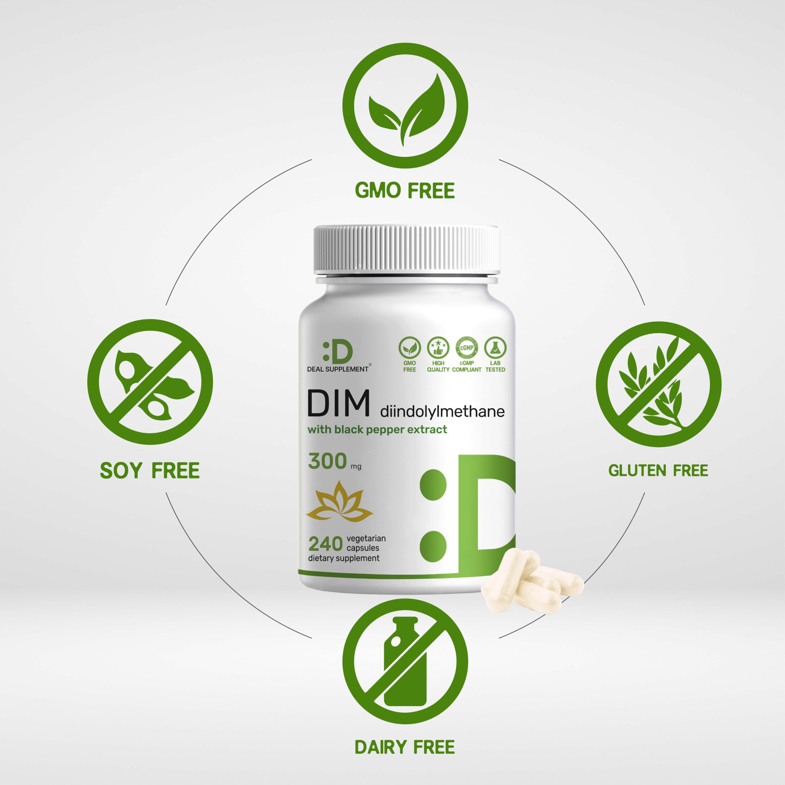 DEAL SUPPLEMENT cápsula en mano ilustrando dosis diaria y facilidad de uso