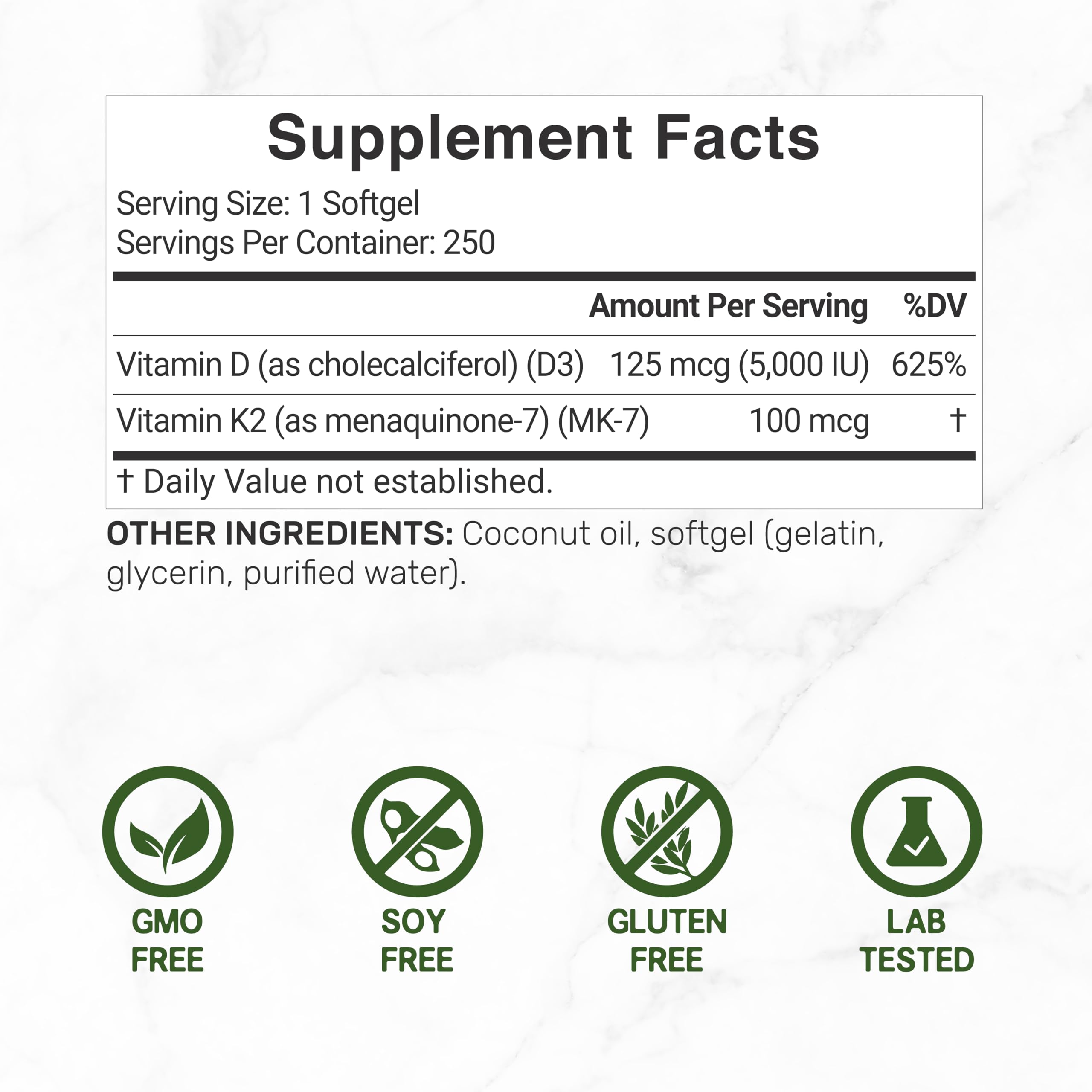 DEAL SUPPLEMENT primer plano de cápsula blanda y textura importada