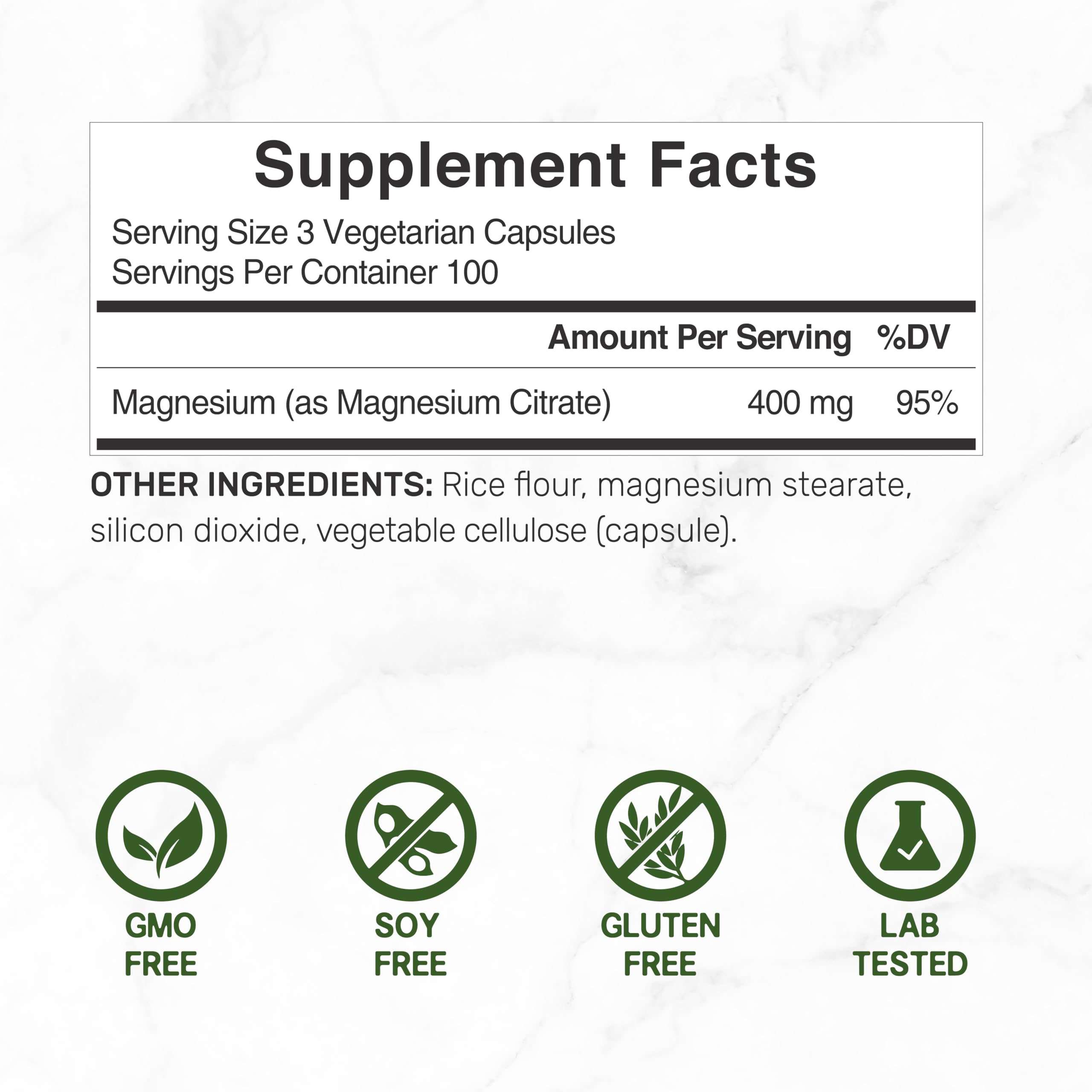 DEAL SUPPLEMENT textura de cápsulas vegetales, aspecto limpio y uniforme