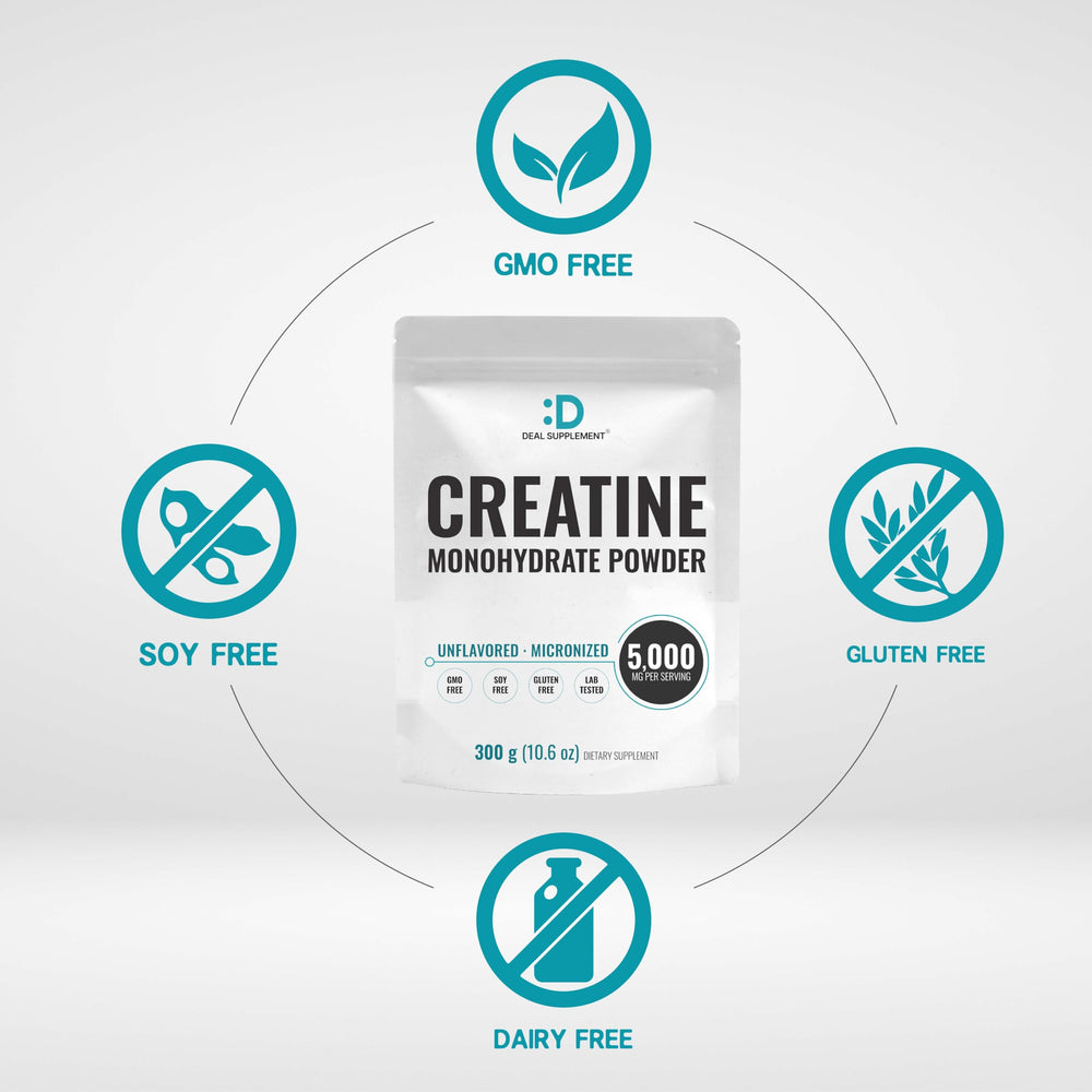 DEAL SUPPLEMENT creatina mezclada en vaso, disolución rápida