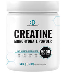 DEAL SUPPLEMENT envase frontal de creatina para rendimiento