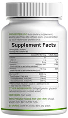 DEAL SUPPLEMENT frasco en mesa junto a alimentos saludables sugeridos