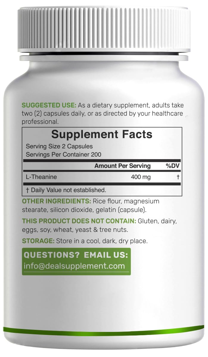 DEAL SUPPLEMENT etiqueta con ingredientes destacando pruebas de laboratorio