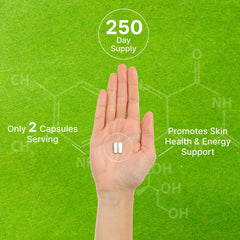DEAL SUPPLEMENT etiqueta de ingredientes y sellos de pruebas de calidad