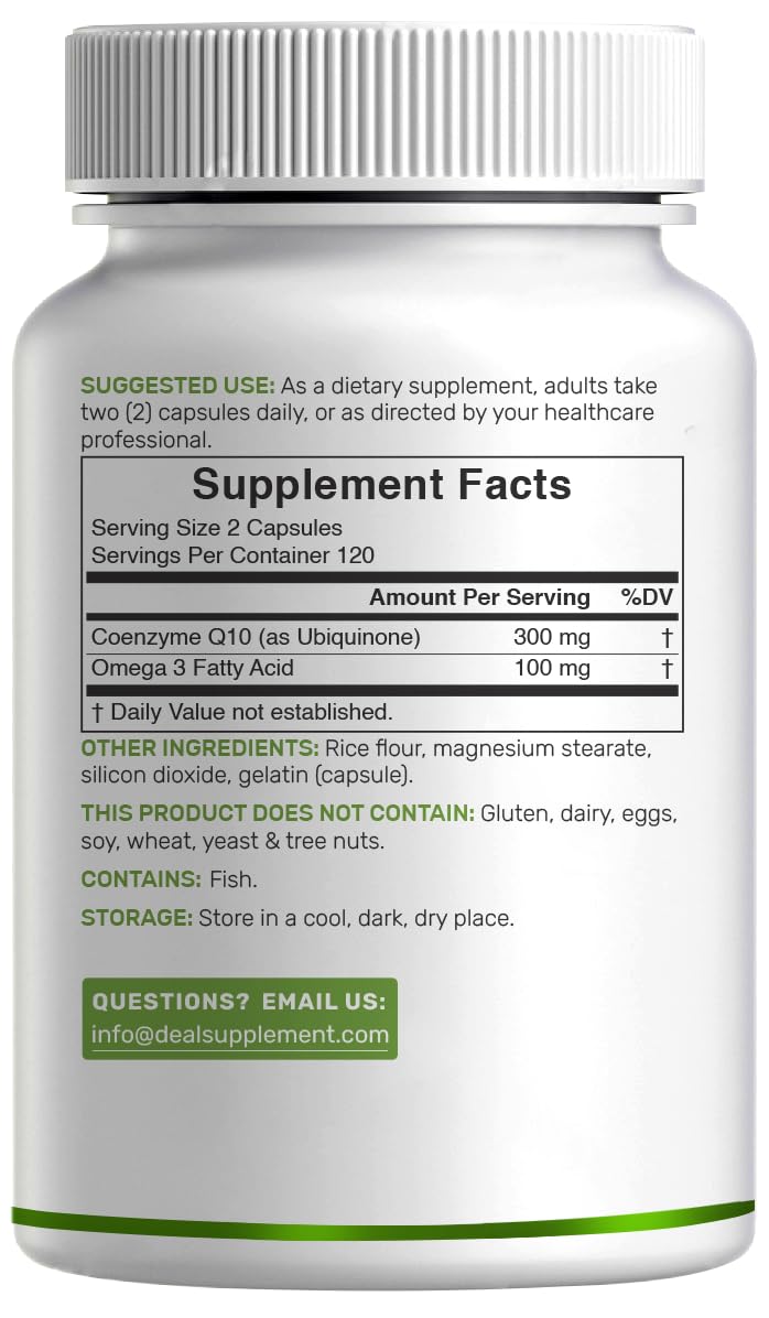 DEAL SUPPLEMENT etiqueta nutricional en primer plano mostrando dosis e ingredientes