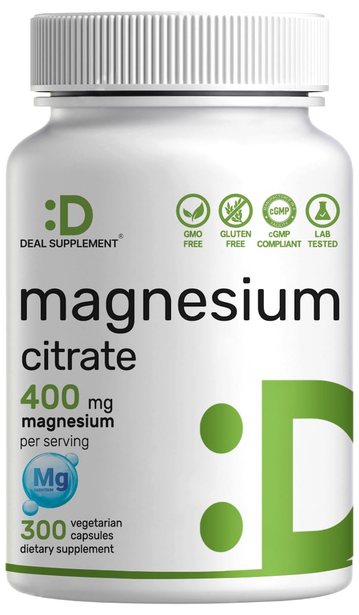DEAL SUPPLEMENT frasco delante mostrando la cantidad y beneficios