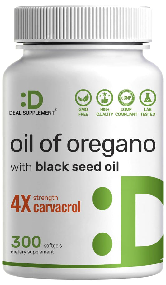 DEAL SUPPLEMENT frasco frente mostrando 300 cápsulas y etiqueta clara